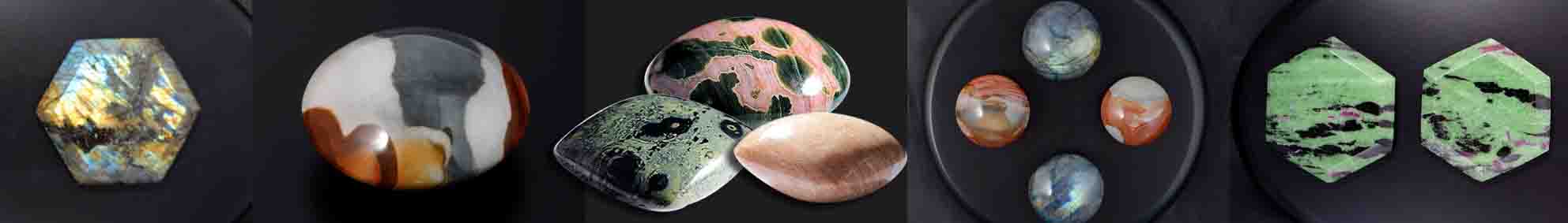 Feen-,Kissen-, Linsensteine/Emu Eggs